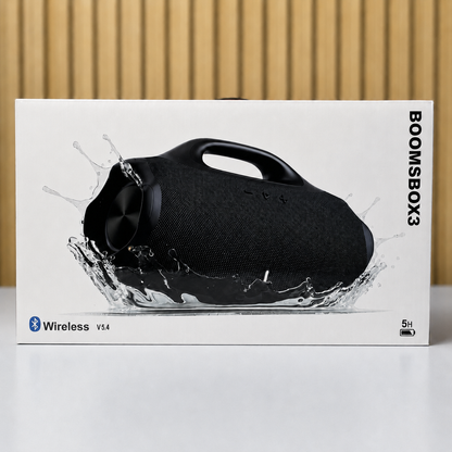 🚀 Boombox 3 PRO — Altavoz HiFi + Caja Premium + Envío Gratis 24h🔥