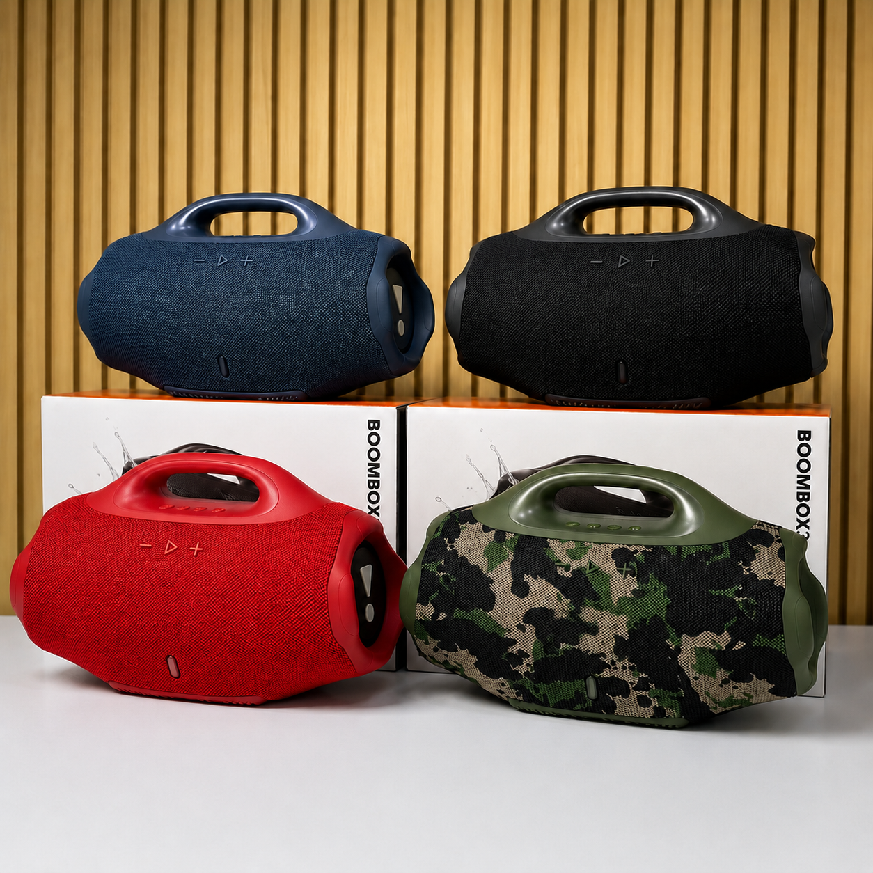 🚀 Boombox 3 PRO — Altavoz HiFi + Caja Premium + Envío Gratis 24h🔥