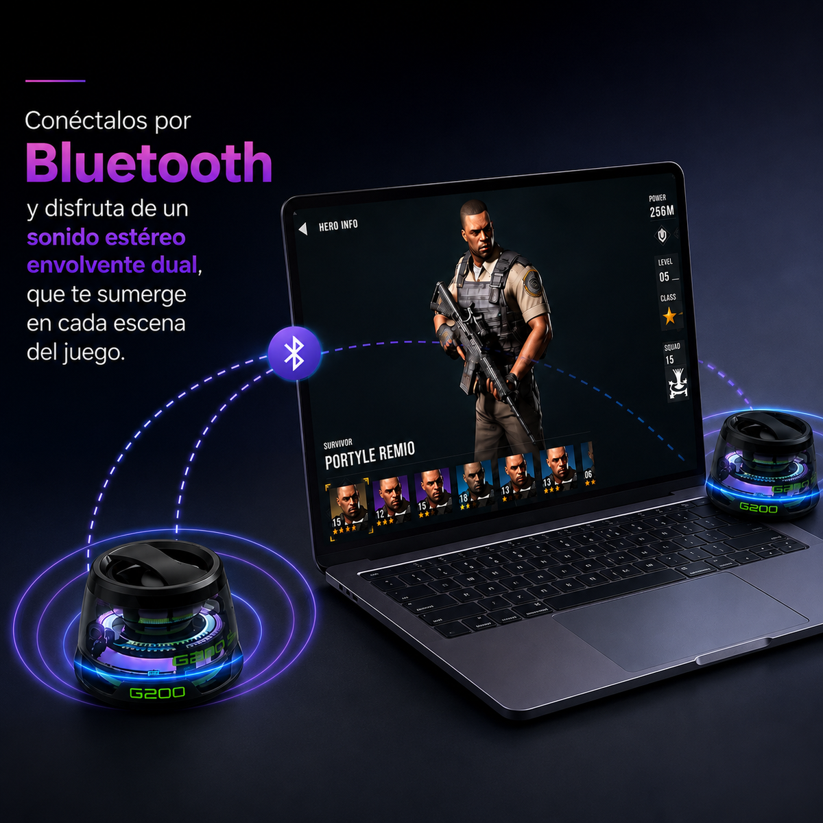 ⚡G200 THUNDER™ PEQUEÑO EN TAMAÑO. BRUTAL EN SONIDO 🔥