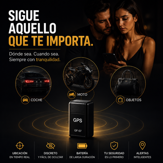 🔒 TrackSafe™ | Mini Localizador GPS + ENTREGA 24-48H + PAGO AL RECIBIR 📍