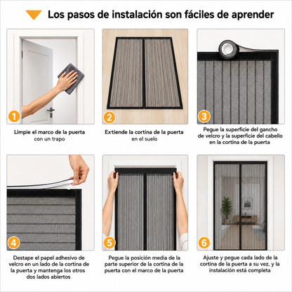 🚪 Magic Mesh® Premium | Tu Cortina Antimosquitos 🦟
