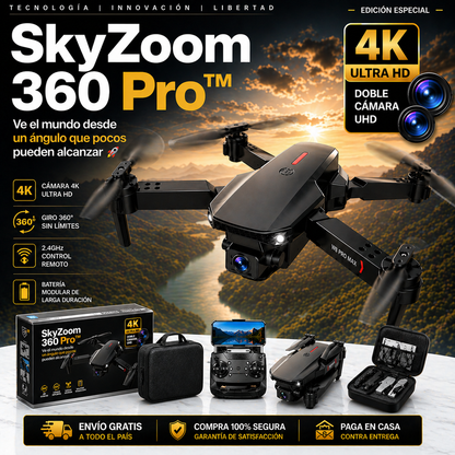 SkyZoom 360 Pro™ - Ve el mundo desde un ángulo que pocos pueden alcanzar 🚀