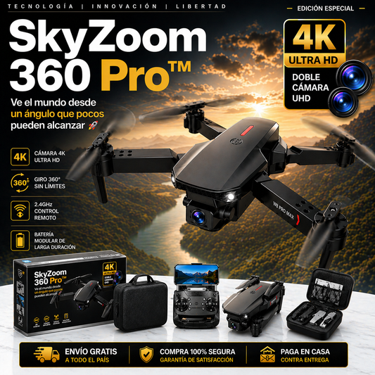 SkyZoom 360 Pro™ - Ve el mundo desde un ángulo que pocos pueden alcanzar 🚀