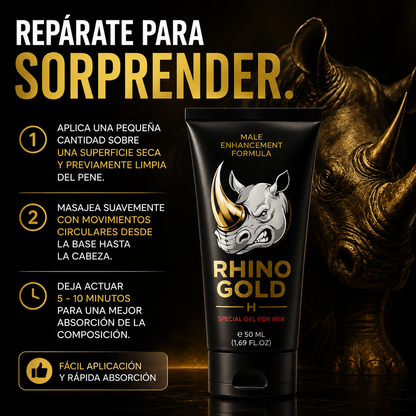 🦏 RHINO GOLD™ – Haz que tu presencia deje huella 🍌