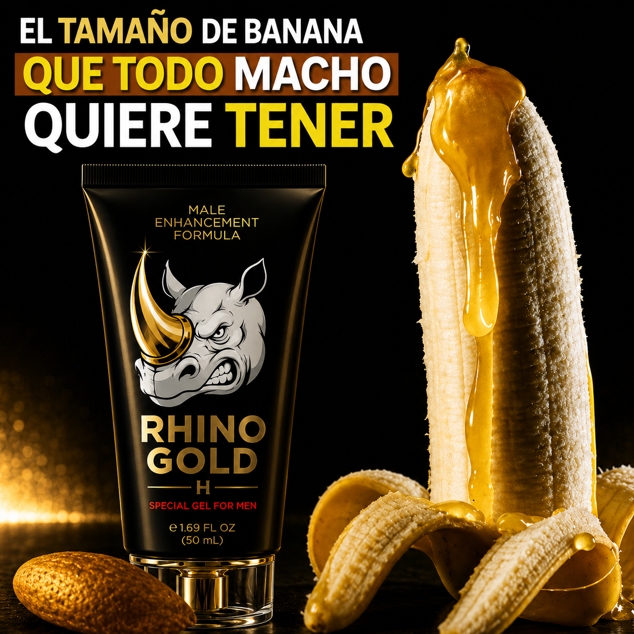 🦏 RHINO GOLD™ – Haz que tu presencia deje huella 🍌
