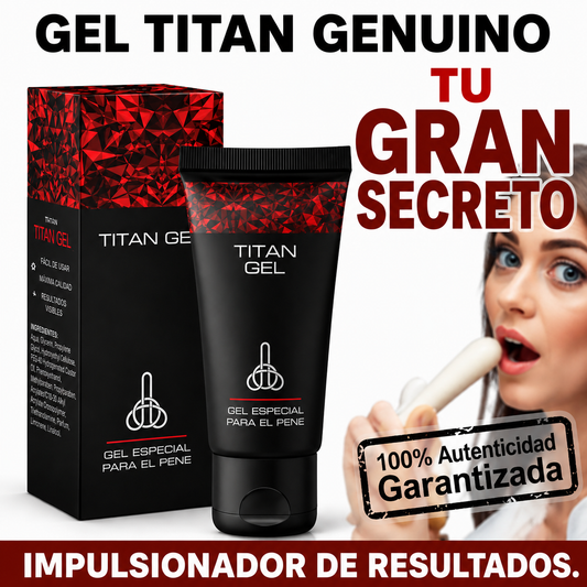 Titan Gel MAX+ | Potenciador Íntimo Masculino