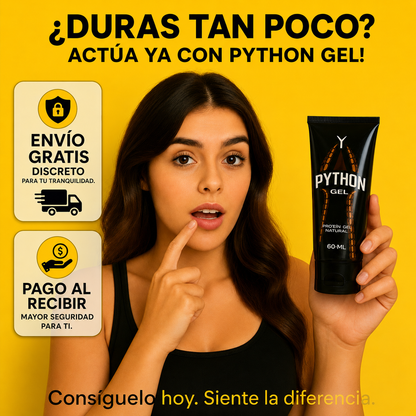 ® PYTHON GEL™ 🔥 Despierta tu mejor versión. Más potencia, más resistencia, más placer 🐍