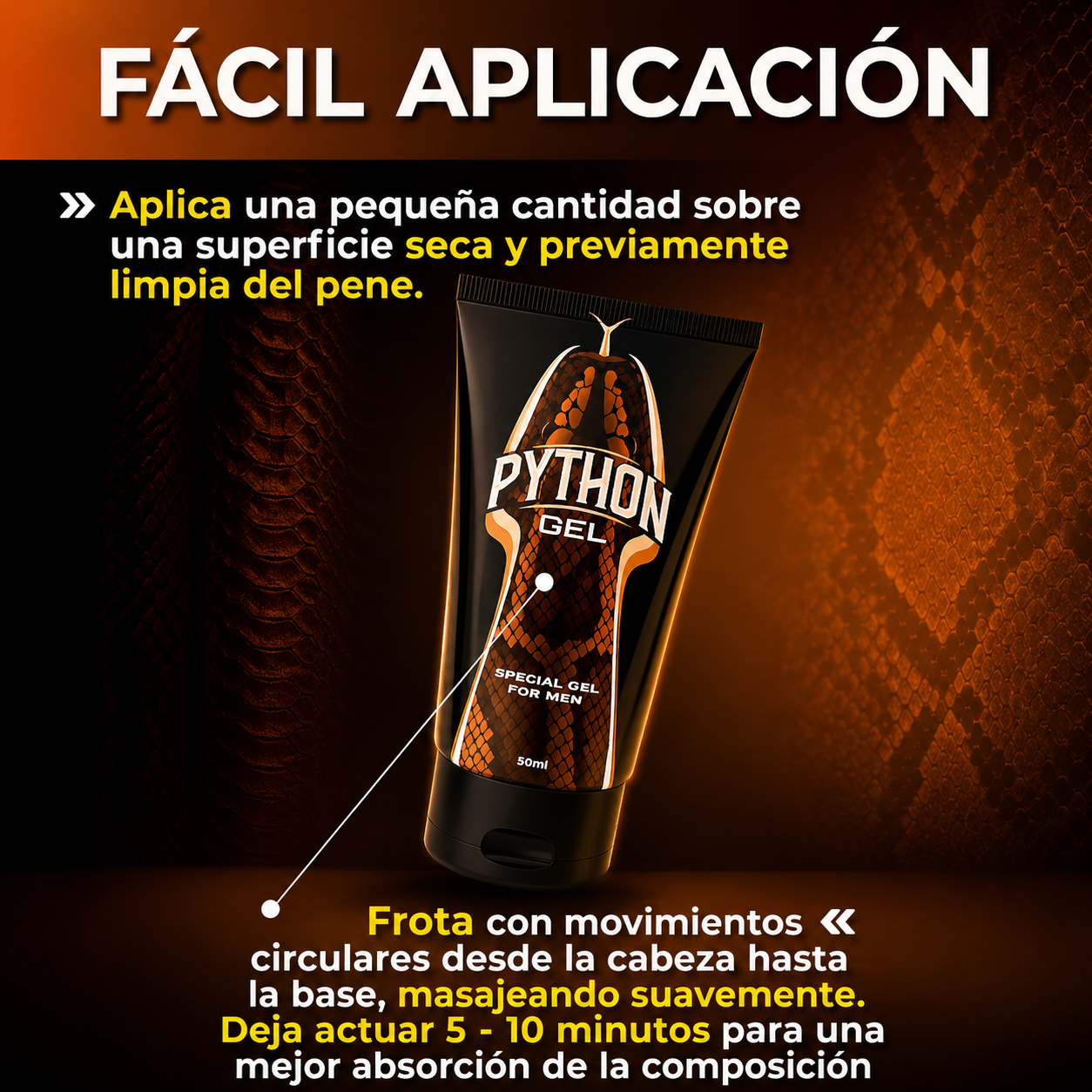 ® PYTHON GEL™ 🔥 Despierta tu mejor versión. Más potencia, más resistencia, más placer 🐍