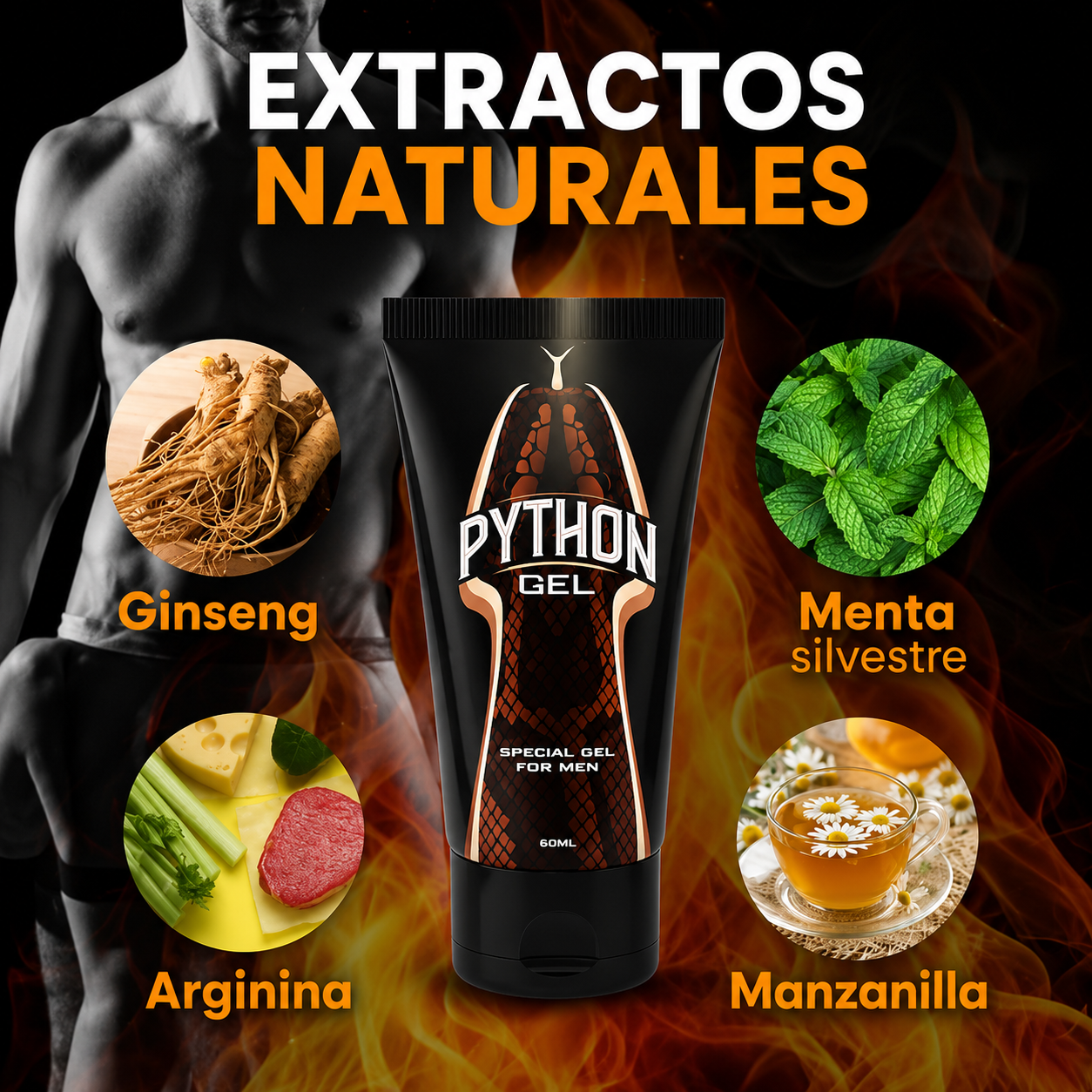 ® PYTHON GEL™ 🔥 Despierta tu mejor versión. Más potencia, más resistencia, más placer 🐍