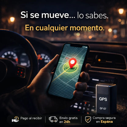 🔒 TrackSafe™ | Mini Localizador GPS + ENTREGA 24-48H + PAGO AL RECIBIR 📍
