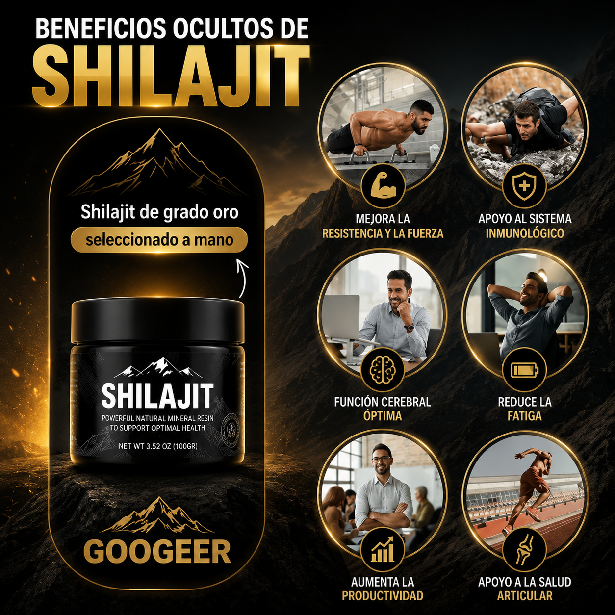 🔥 SHILAJIT TITÁN™ - Diseñado para hombres que exigen más 💪
